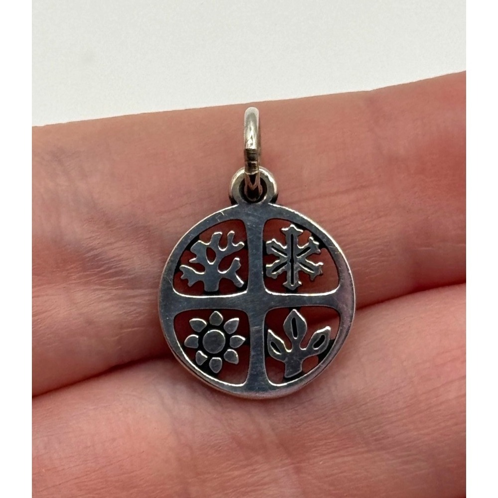 James Avery Four Seasons Sterling Silver Charm or Small Pendant